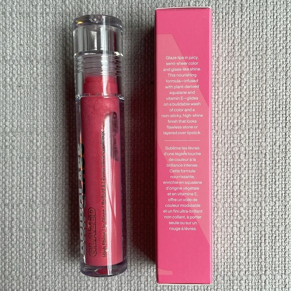 Morphe DRIPGLASS GLAZED high shine lip gloss - pink mirror